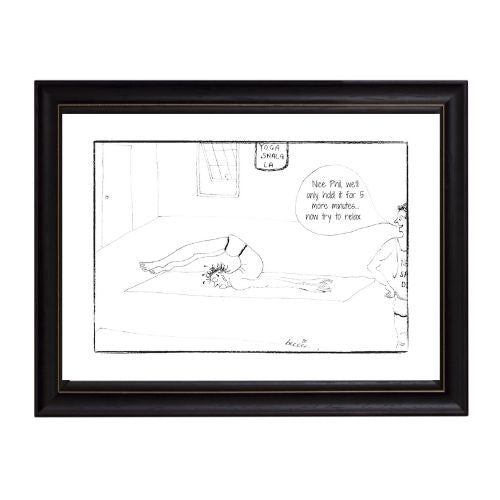 Nice One Phil Yoga Cartoon Print (Unframed)