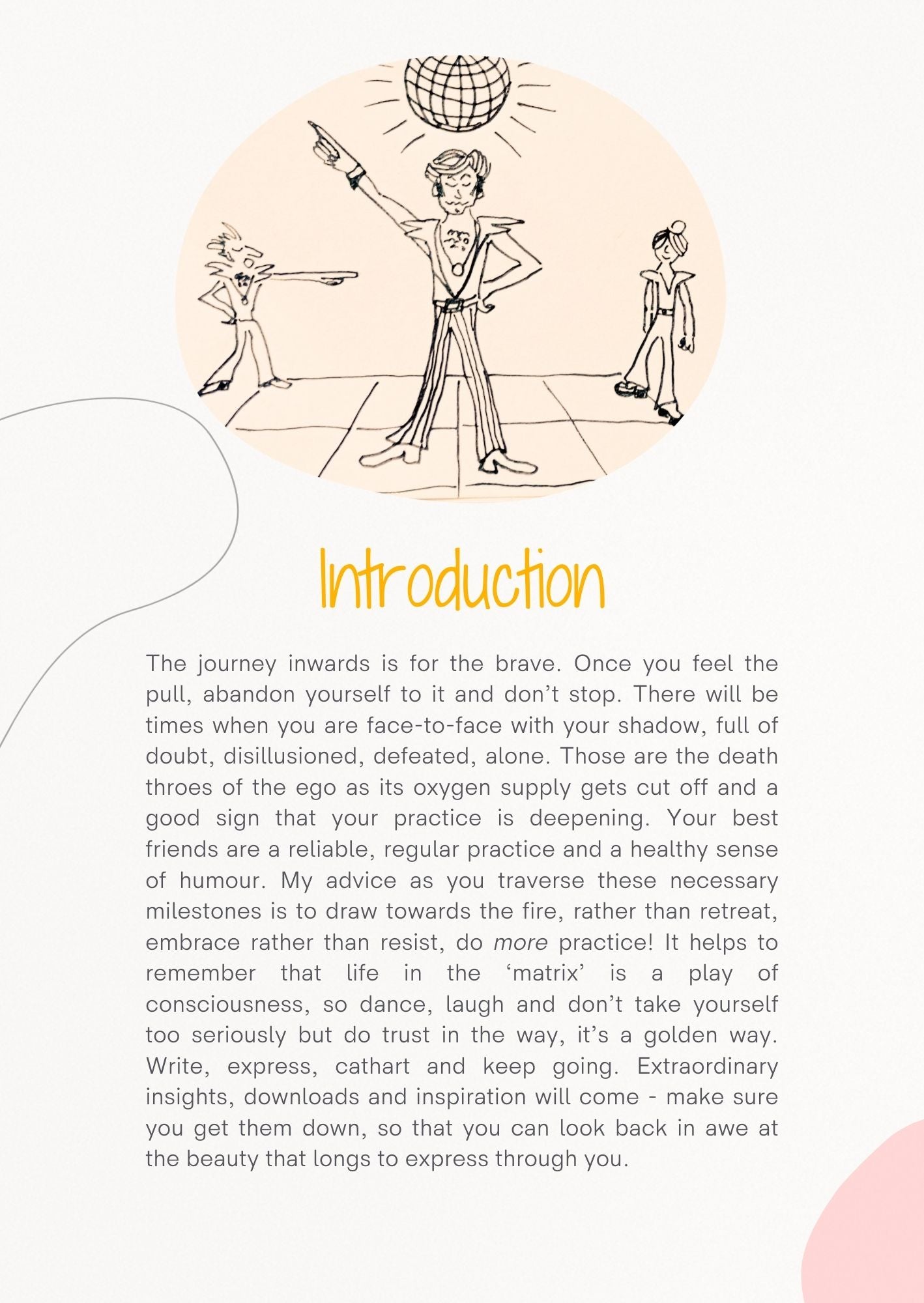 Assana Yoga Cartoon Calendar + Light Up Yoga Journal